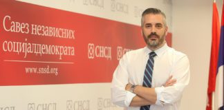 Rajčević: SNSD od danas obustavlja javne promotivne aktivnosti i skupove