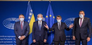 Članovi Predsjedništva BiH razgovarali sa predsjednikom Evropskog parlamenta