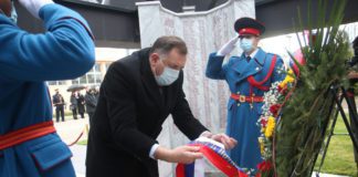 Dodik, Cvijanovićeva, Lukač i Kostrešević položili vijence povodom Dana policije