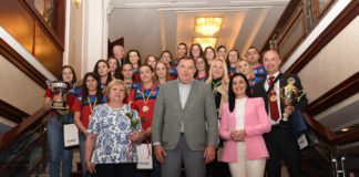 Dodik primio rukometašice banjalučkog „Borca“