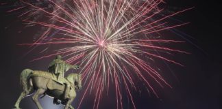 Srbija: Vatrometom završeno obilježavanje Dana pobjede