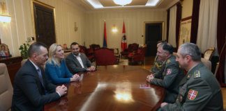 Cvijanovićeva sa generalom Mojsilovićem