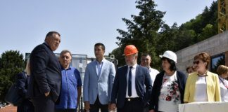 Dodik obišao objekat u izgradnji u okviru Zavoda „Dr Miroslav Zotović“ u Srpskim Toplicama