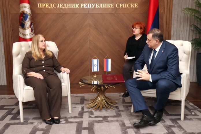 Dodik i Cvijanović sa ambasadorkom Izraela
