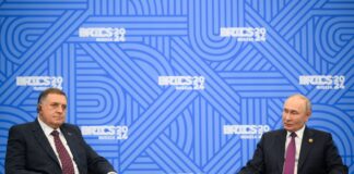Dodik informisao Putina o međunarodnom intervencionizmu