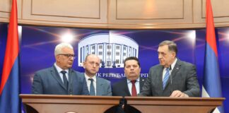 Dodik: Zahvalnost Mandiću i Kneževiću, važna sabornost i borba za prava srpskog naroda